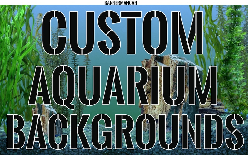 Custom Aquarium / Terrarium Background /  Send us any image or image 1