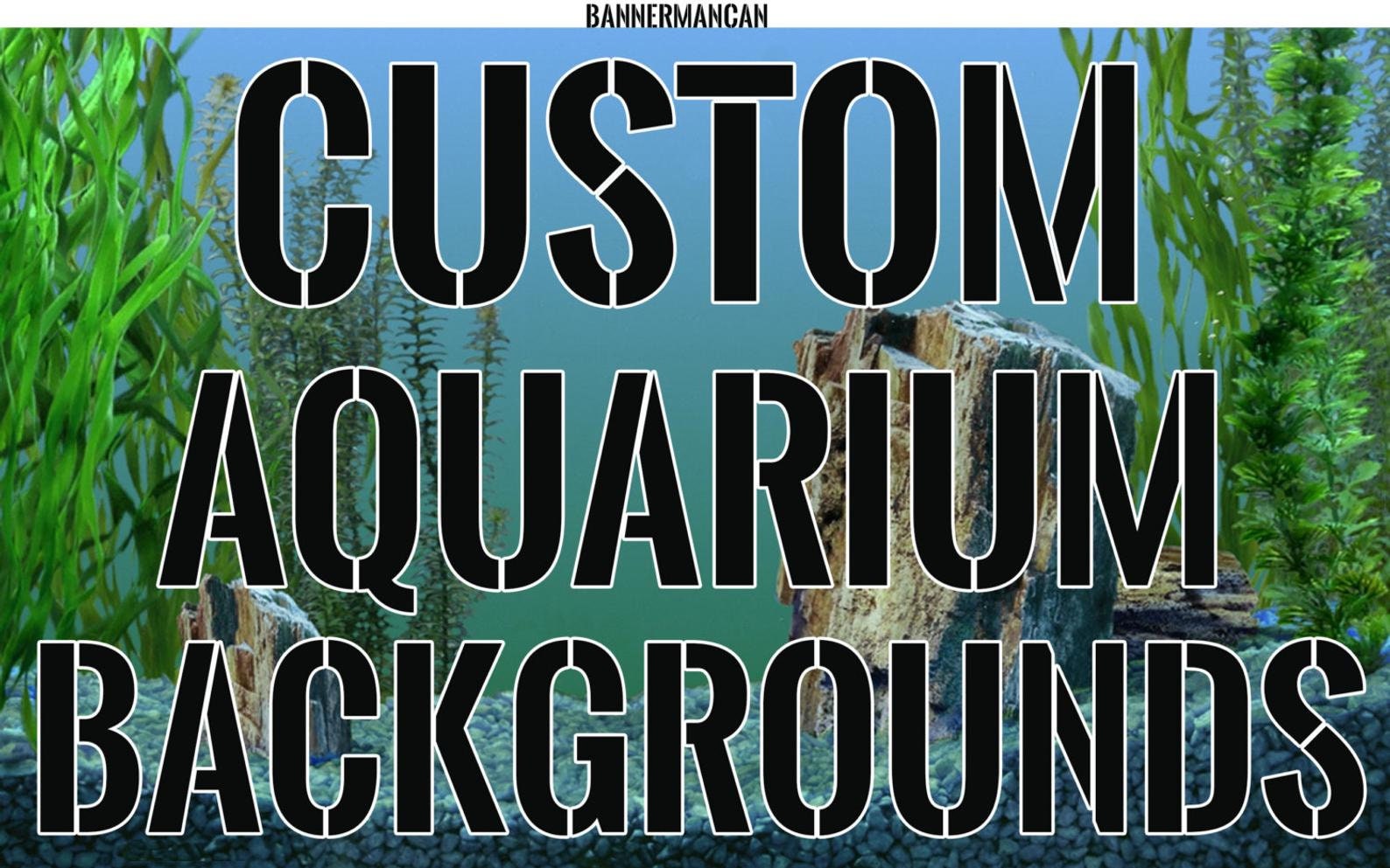 Aquatic Creations Black Cling Aquarium Background - 24 Long