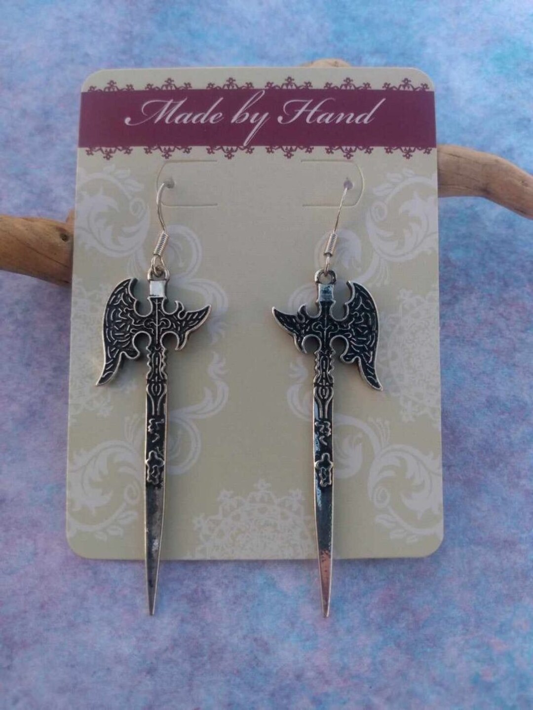 Medieval Viking Axe Fishhook Earrings, Renaissance, Celtic, Viking ...