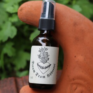 Dream Team Hydrosol Spray with Mugwort, Yarrow, and Rosemary