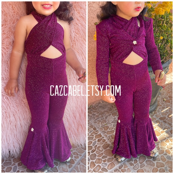 Selena Inspired Purple Outfit (2-Piece Outfit) (Final Fabric Stock)