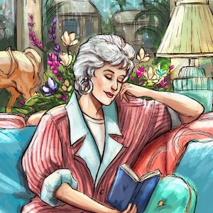 Curling up With a Good Book Etsy