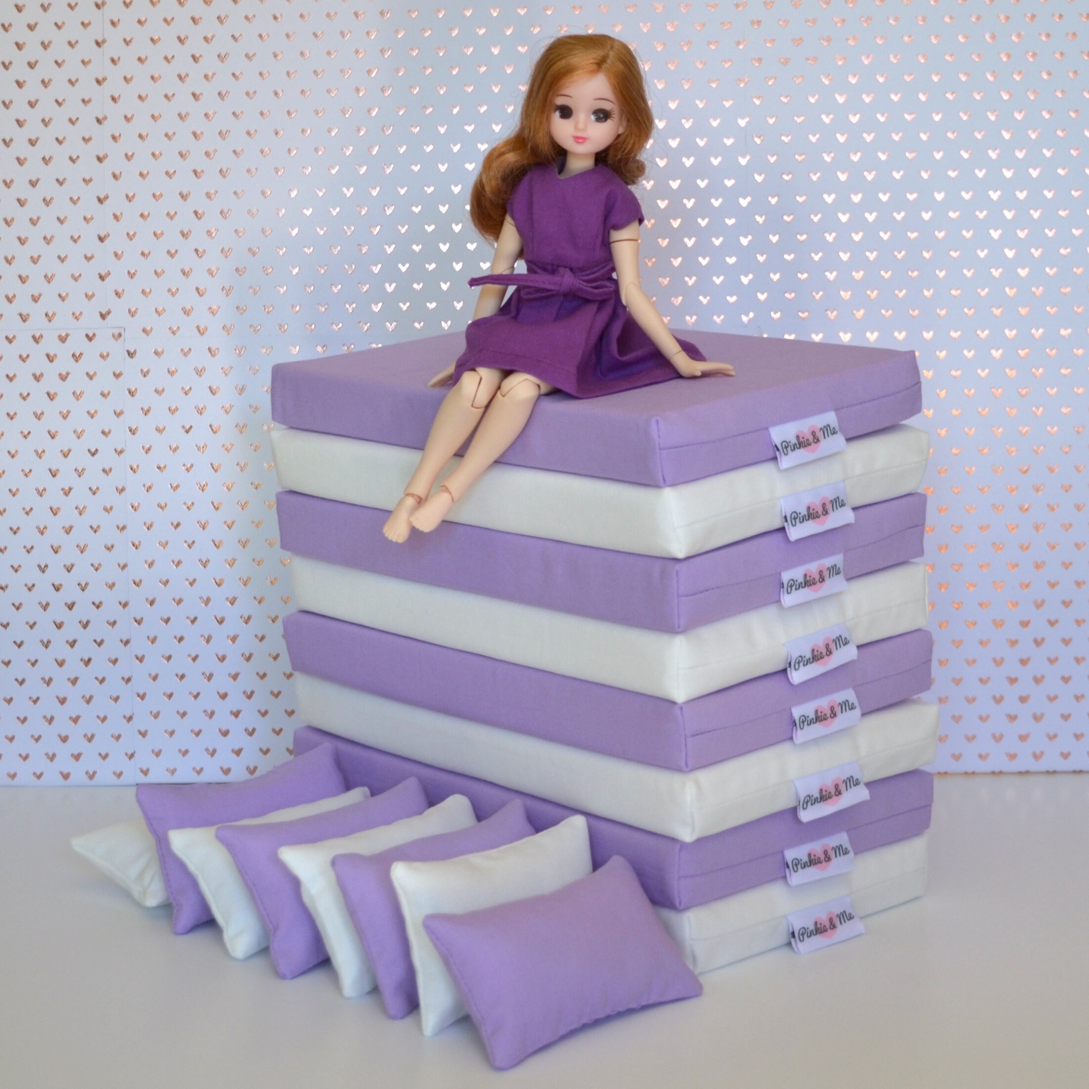 Custom 1 or 1/2 Foam Doll Bed Mattress Miniature Etsy