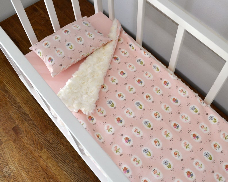 doll crib bedding
