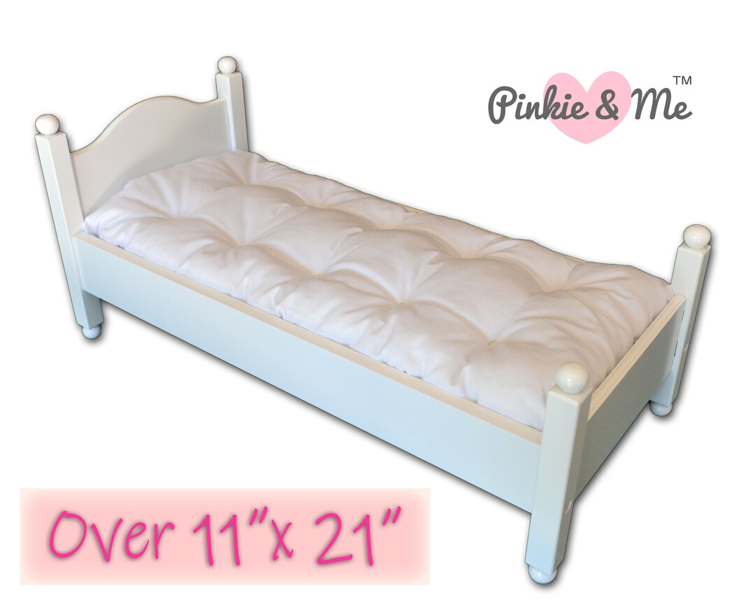 LARGE Custom Doll Mattress and Pillow / Pillowtop Mattress for Antique