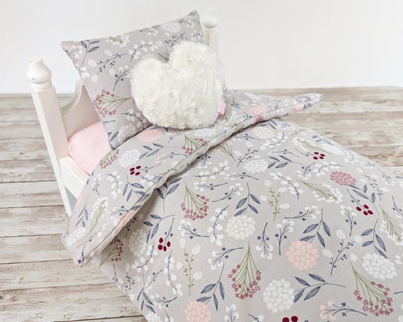 Juego De Cama Para Muñeca De 45.7 Cm | Saco De Dormir, Almohada Y Antifaz Incluidos
