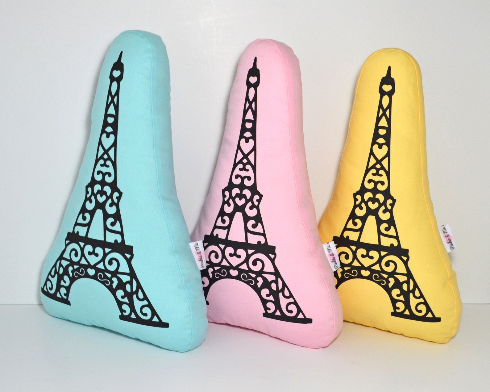 14 Inch Eiffel Tower Pillow / Paris Theme Room Decoration / Etsy