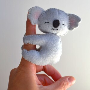 Felt Koala PDF Patterns And Tutorials / Felt Animal PDF Pattern image 2