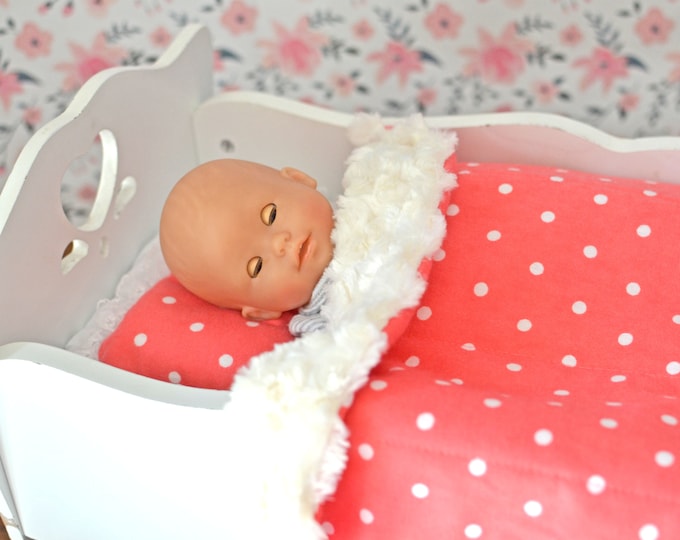 Baby Doll Blanket and Pillow 2 Piece Set Salmon Pink With Etsy