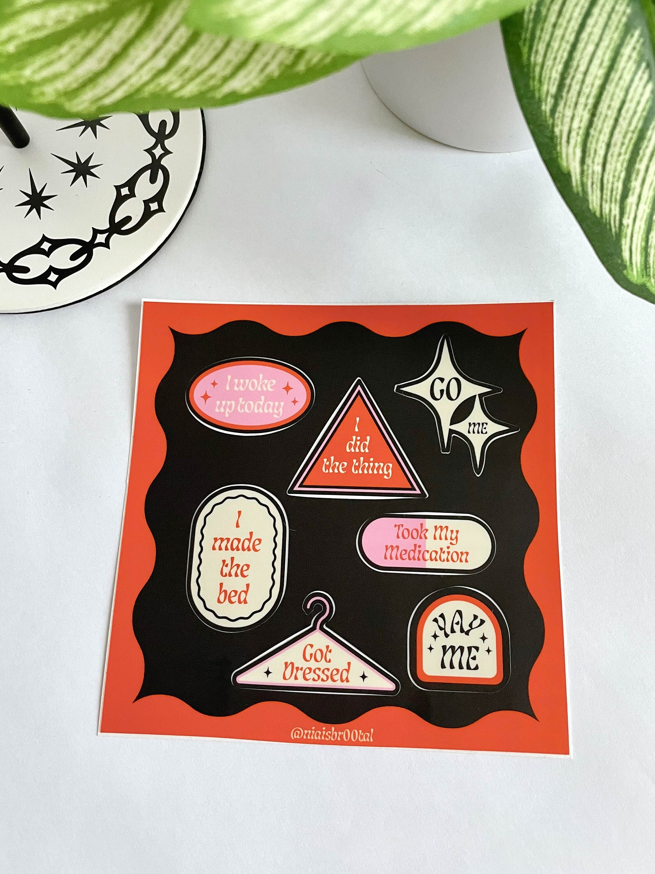 I Did the Thing Sticker Sheet - Etsy