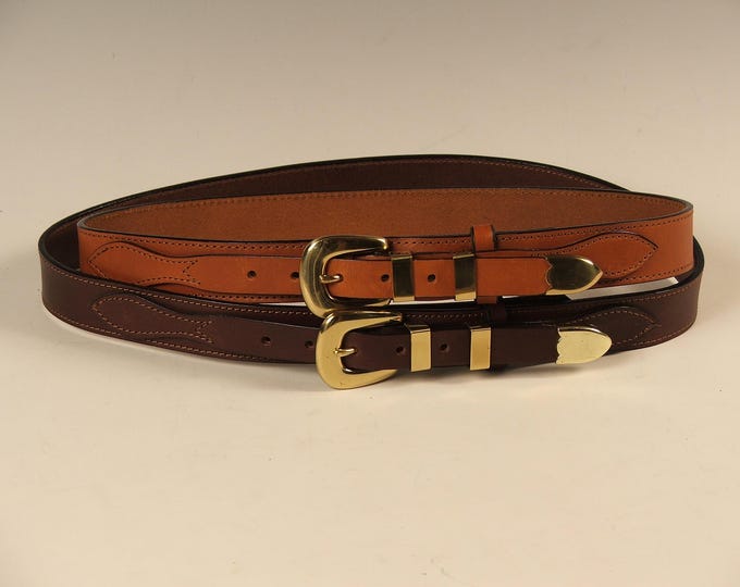 Featured listing image: Bridle Leather Ranger Belt - 1 1/4 inches