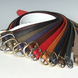 1 1/4&quot; Soft Leather Belts - strong and durable