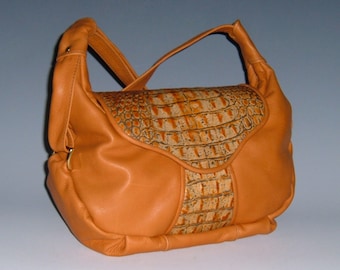 Becky - light brown w/ light brown croco accent