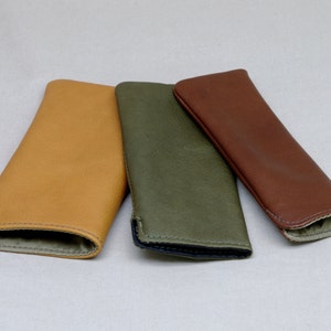 Soft leather eyeglass case image 2