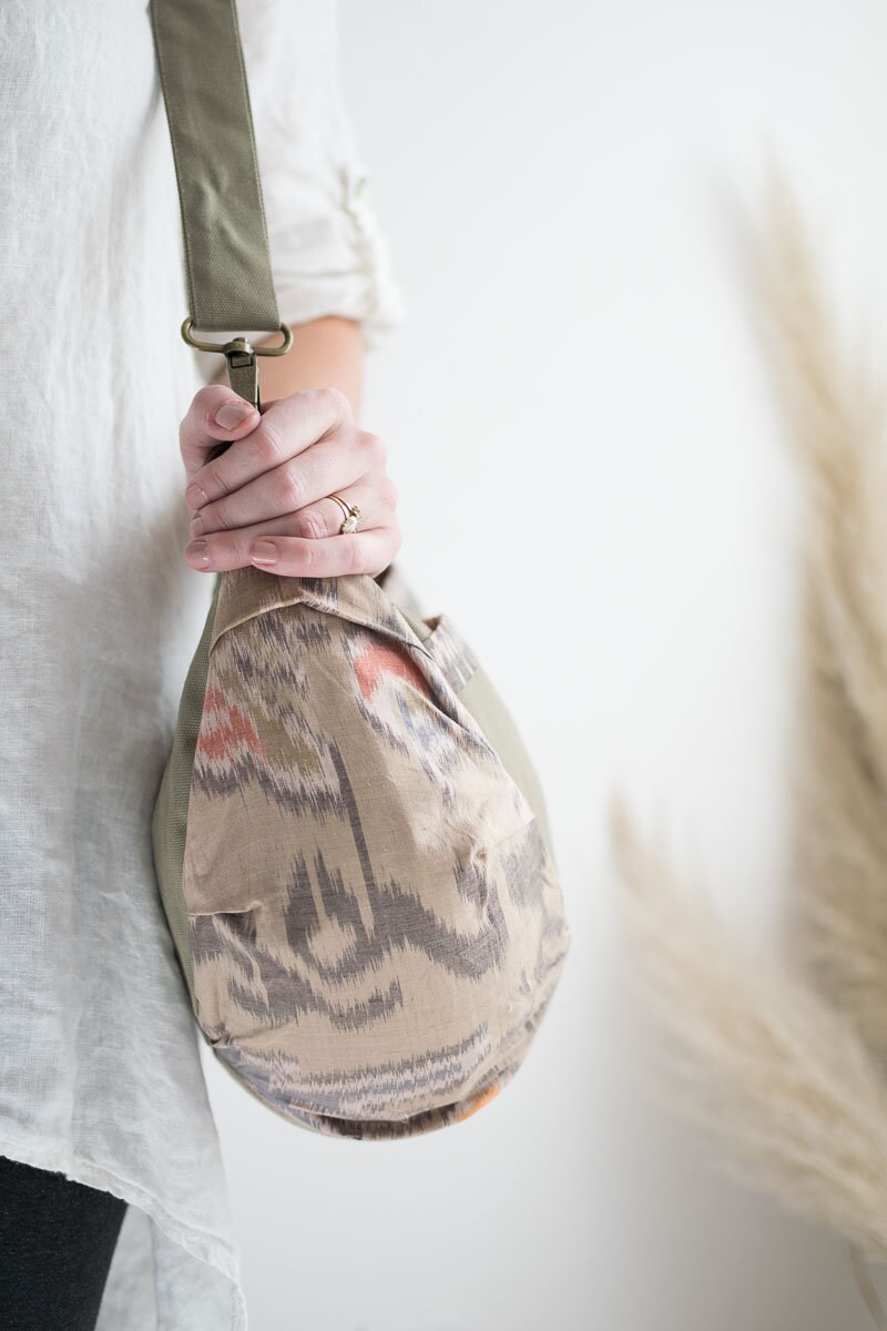 Coussin de Méditation - Zafu Sac Tissé à La Main, Coussin et Bracelet Yoga Textiles Naturels Sarrasi