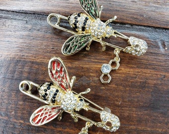 Bee Pin, Bee Brooch, Bee Charm