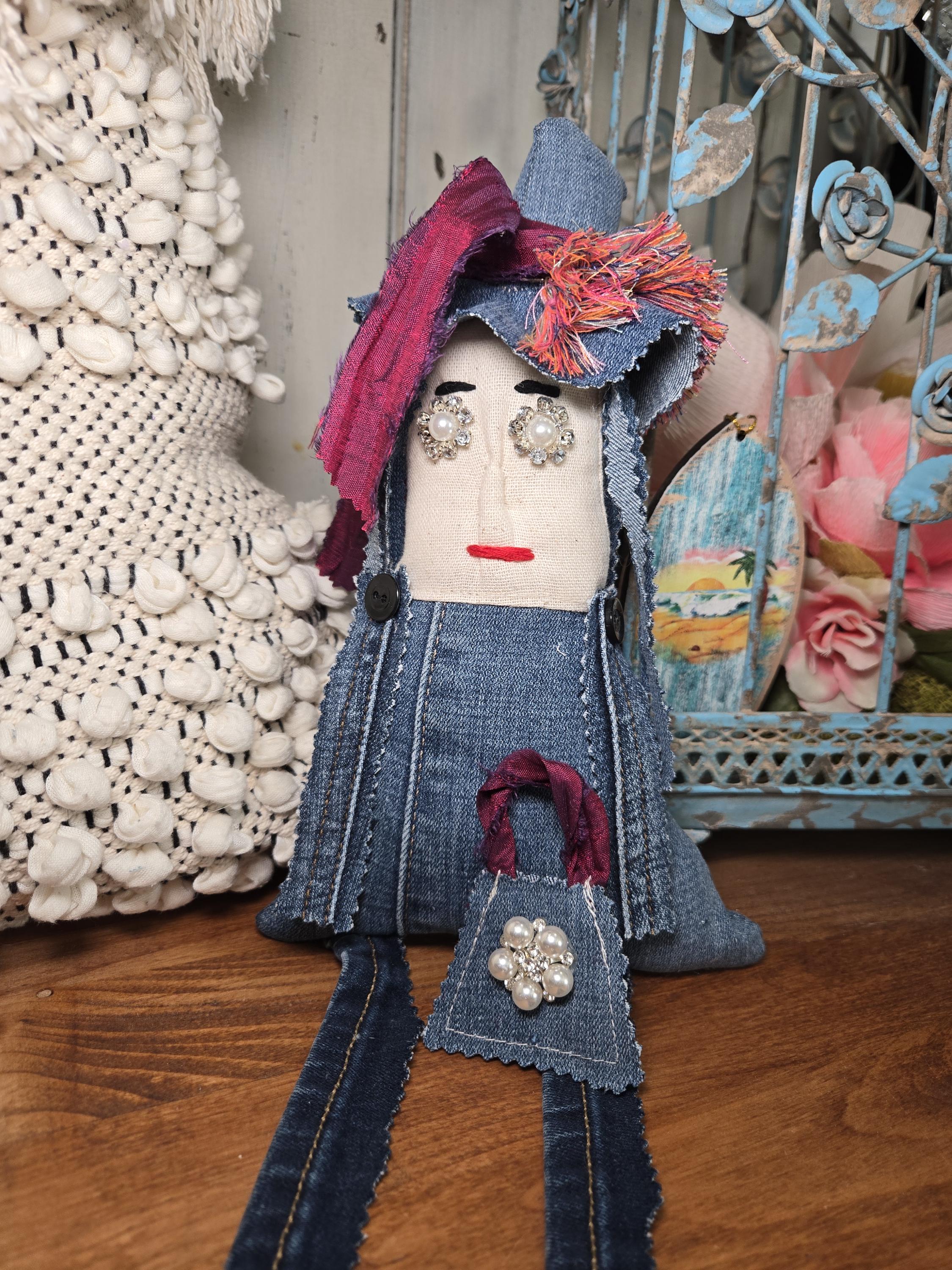 Levis Denim Rag Doll - Etsy