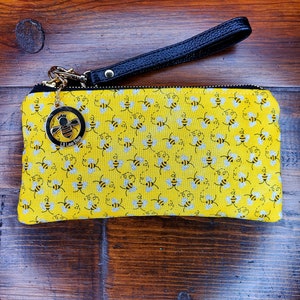 Bumble Bee Wristlet