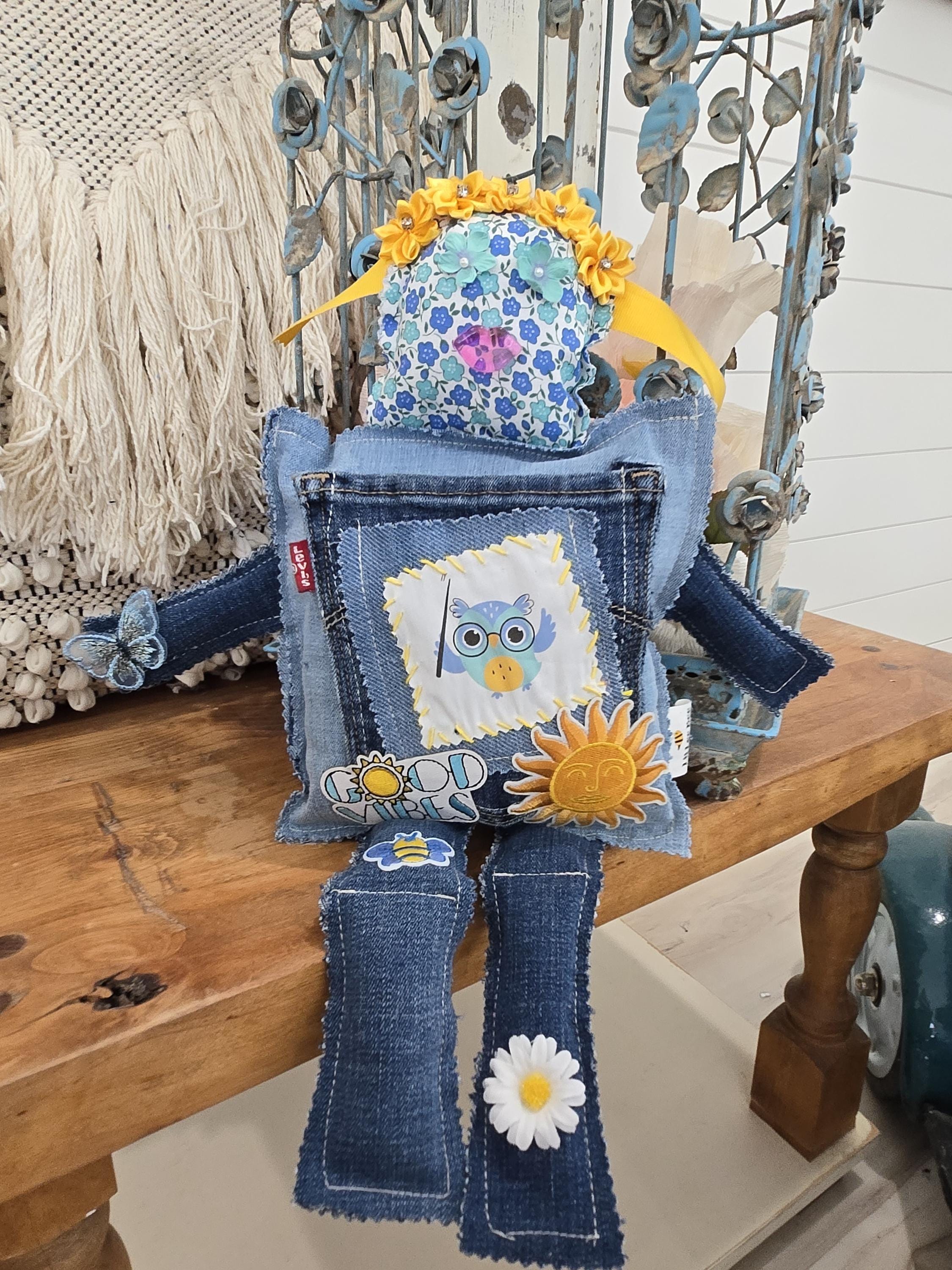 Levi Rag Doll - Etsy
