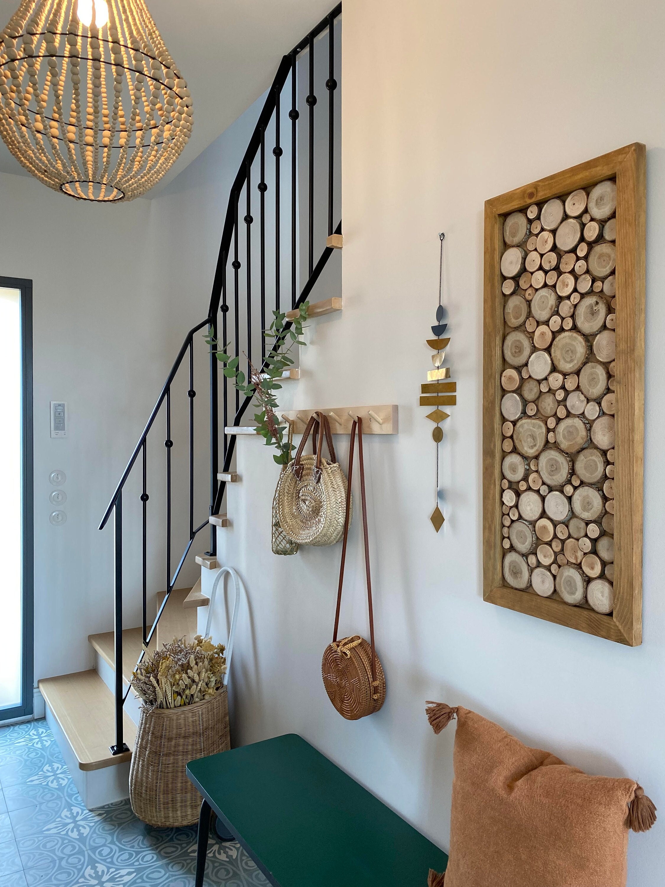 Rondins Tableau Lasuré