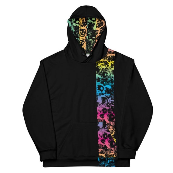 Stealth Ahegao Unisex Hoodie Black Etsy