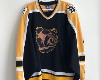 boston bruins yellow bear jersey