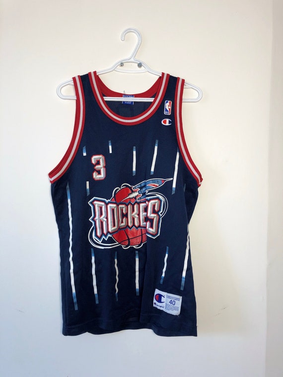 Steve Francis Rockets Pinstripe Jersey sz 52/XXL – First Team Vintage