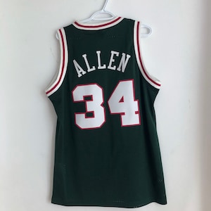 Ray Allen Vintage Milwaukee Bucks Nike Swingman Basketball Jersey