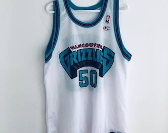 Bryant Reeves Vintage Vancouver Grizzlies Champion Basketball Jersey (44)