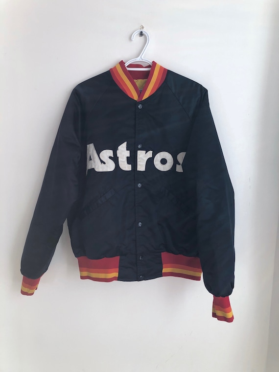 Houston Astros Vintage Starter Baseball Jacket L 