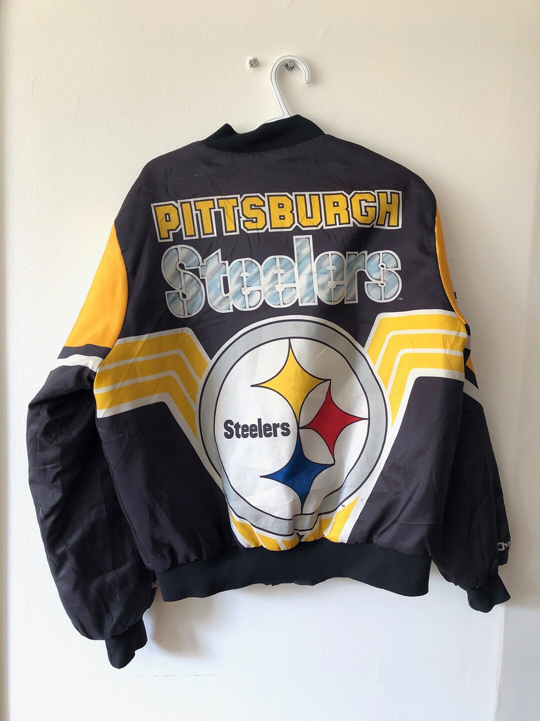 Pittsburgh Steelers Vintage Chalk Line Fanimation Jacket L Etsy