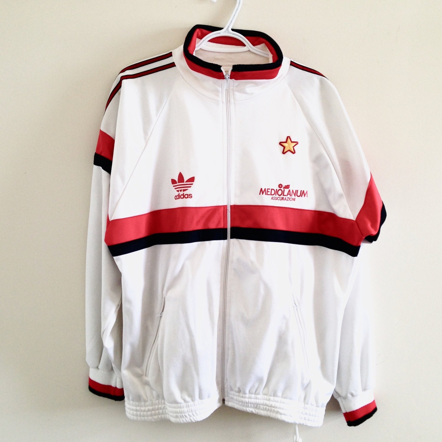 COMBO: AC Milan 1990-92 Track Suit - Etsy España