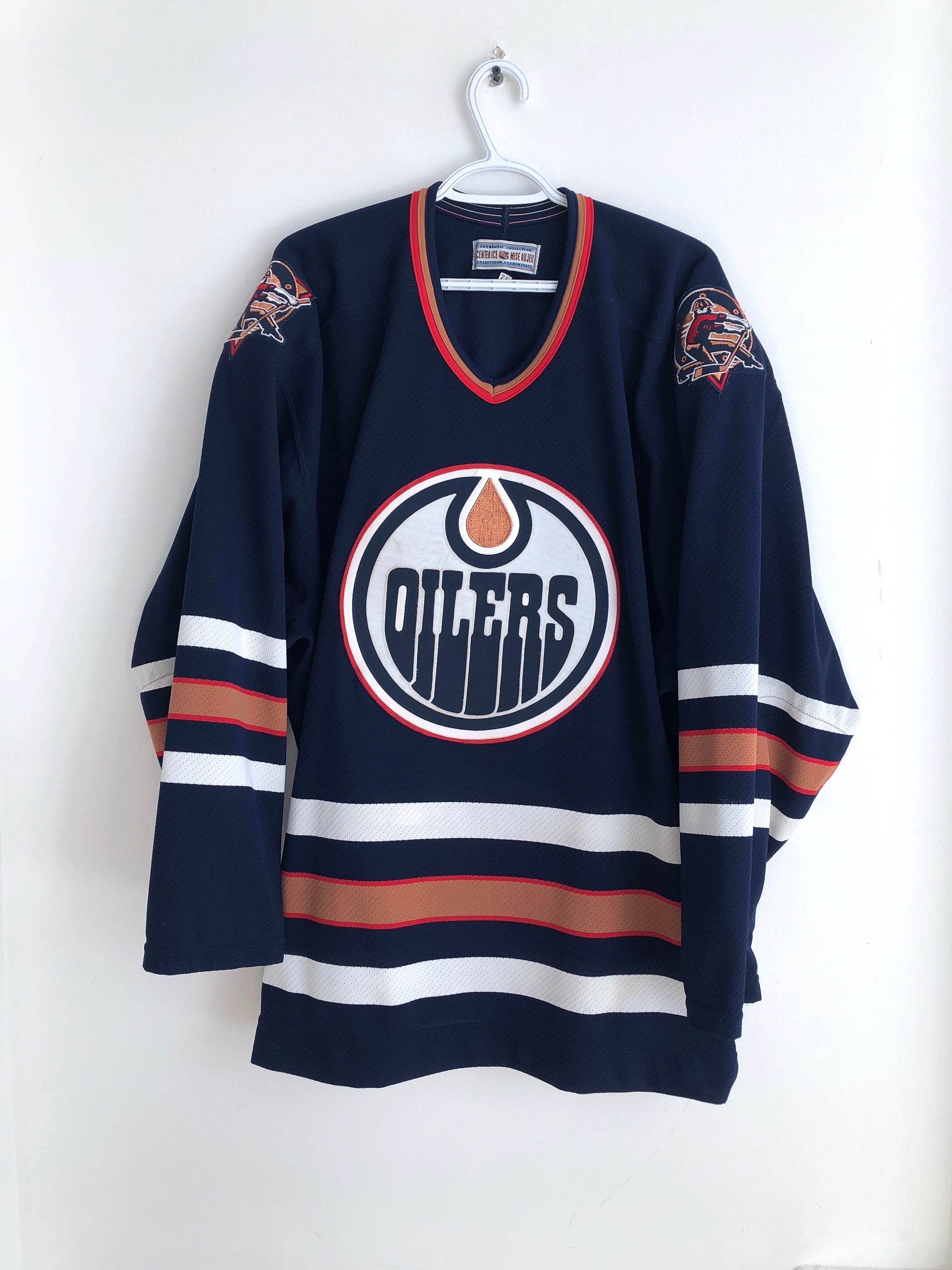 1980's Grant Fuhr Edmonton Oilers Game Worn Nike Jersey