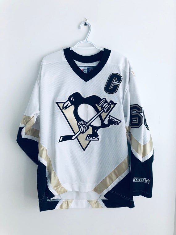Pittsburgh Penguins Mario Lemieux Home Jersey Mens Size 48 Vintage