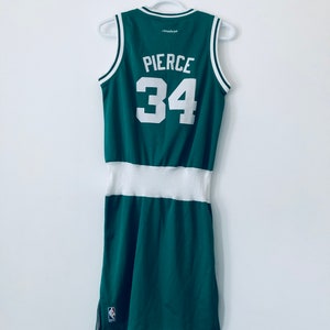 celtics jersey dress Thatxpression's Two Tone Boston Fan Racerback way stretch Boston Celtics Jersey Dress -