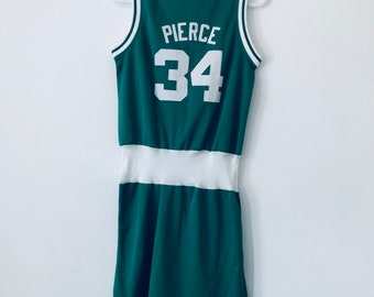 Paul Pierce Vintage Reebok Boston Celtics Basketball Jersey Dress NWT (M)
