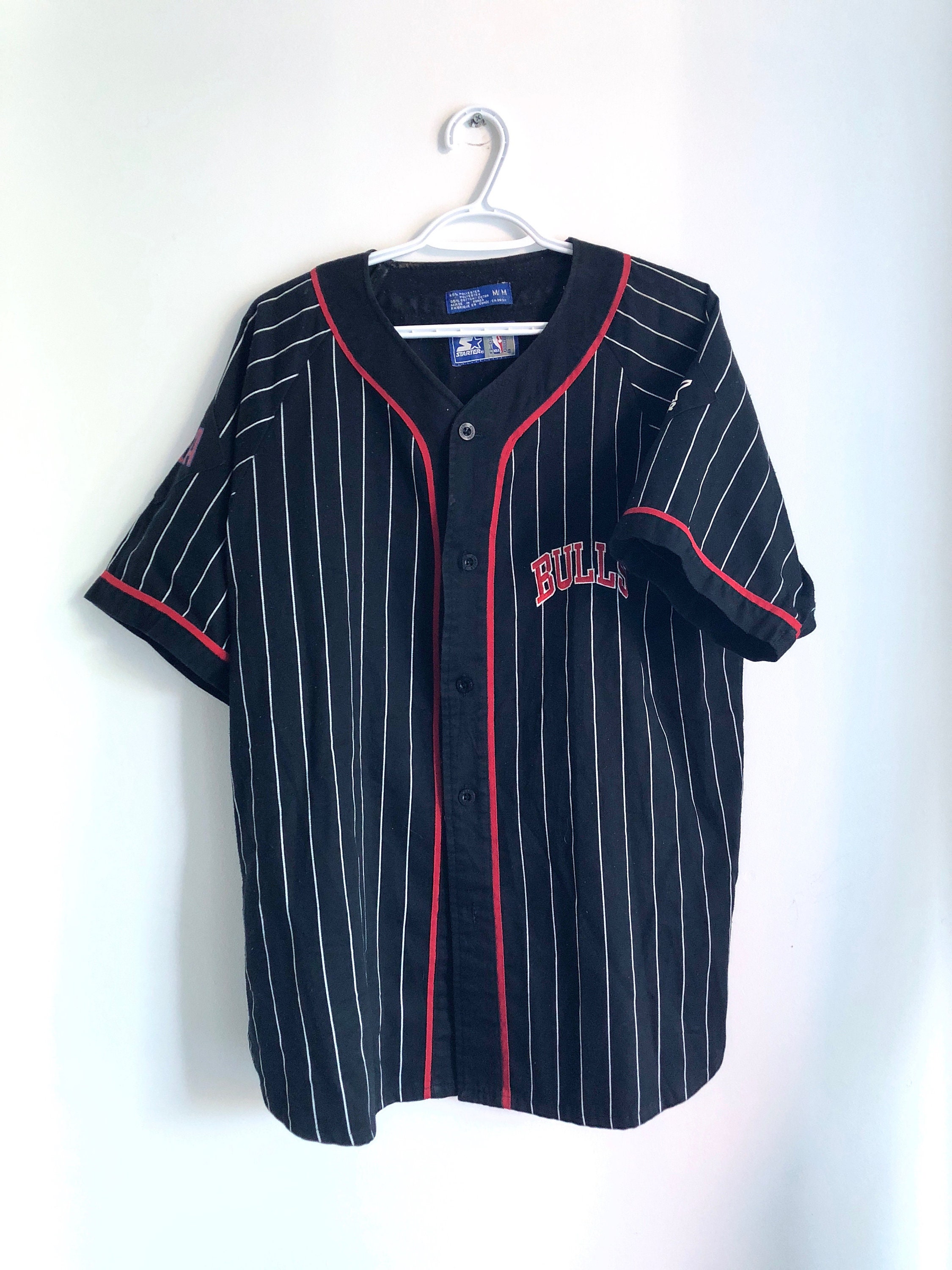 Shirts, Starter Chicago Bulls Baseball Jersey Vintage