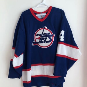 1990s Winnipeg Jets All Over Print T-shirt Vintage Bulletin