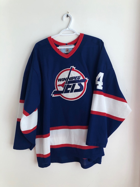 Dave Manson Vintage Winnipeg CCM Hockey Jersey -  Canada