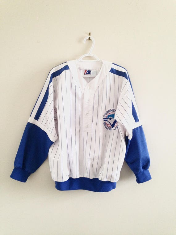 blue jays pullover jersey
