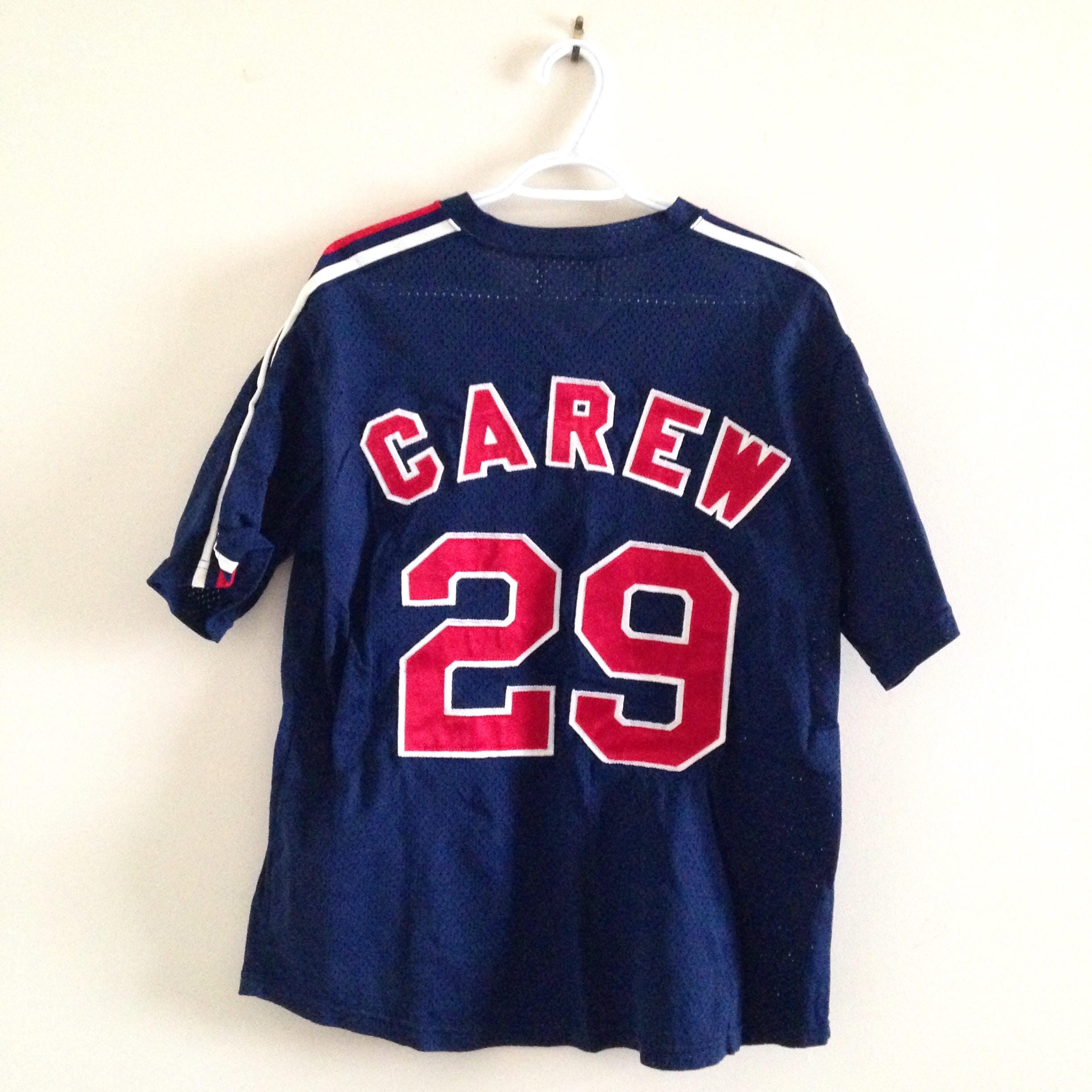 carew game worn jersey