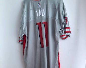 Yao Ming Vintage Reebok Houston Rockets Football Jersey NWT (L)