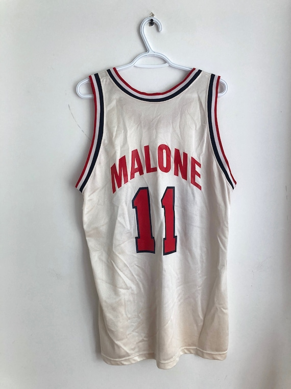 Vintage Karl Malone Utah Jazz Champion Basketball Jersey