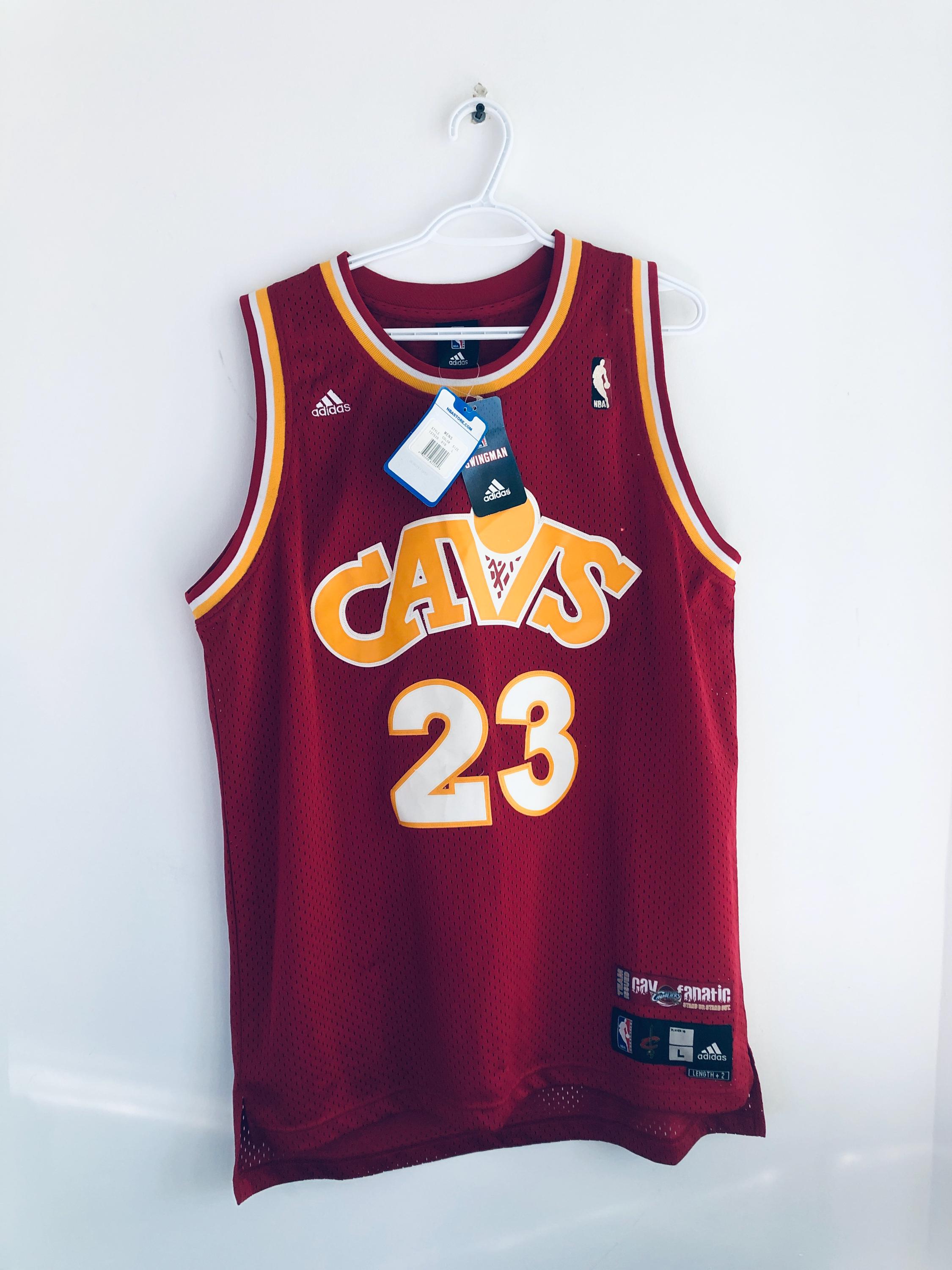 Lebron James Cleveland Cavaliers Adidas Swingman Basketball Jersey NWT (L)