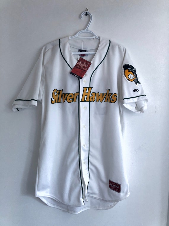 New With Tags South Bend Silver Hawks Vintage Rawlings -  Hong