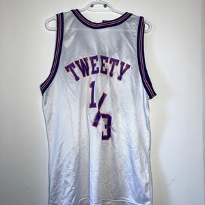 Vintage Champion Tweety Space Jam Basketball Jersey (44)