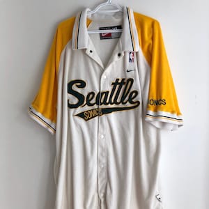 Seattle Sonics Vintage Nike Rewind Warmup Shirt (XL)