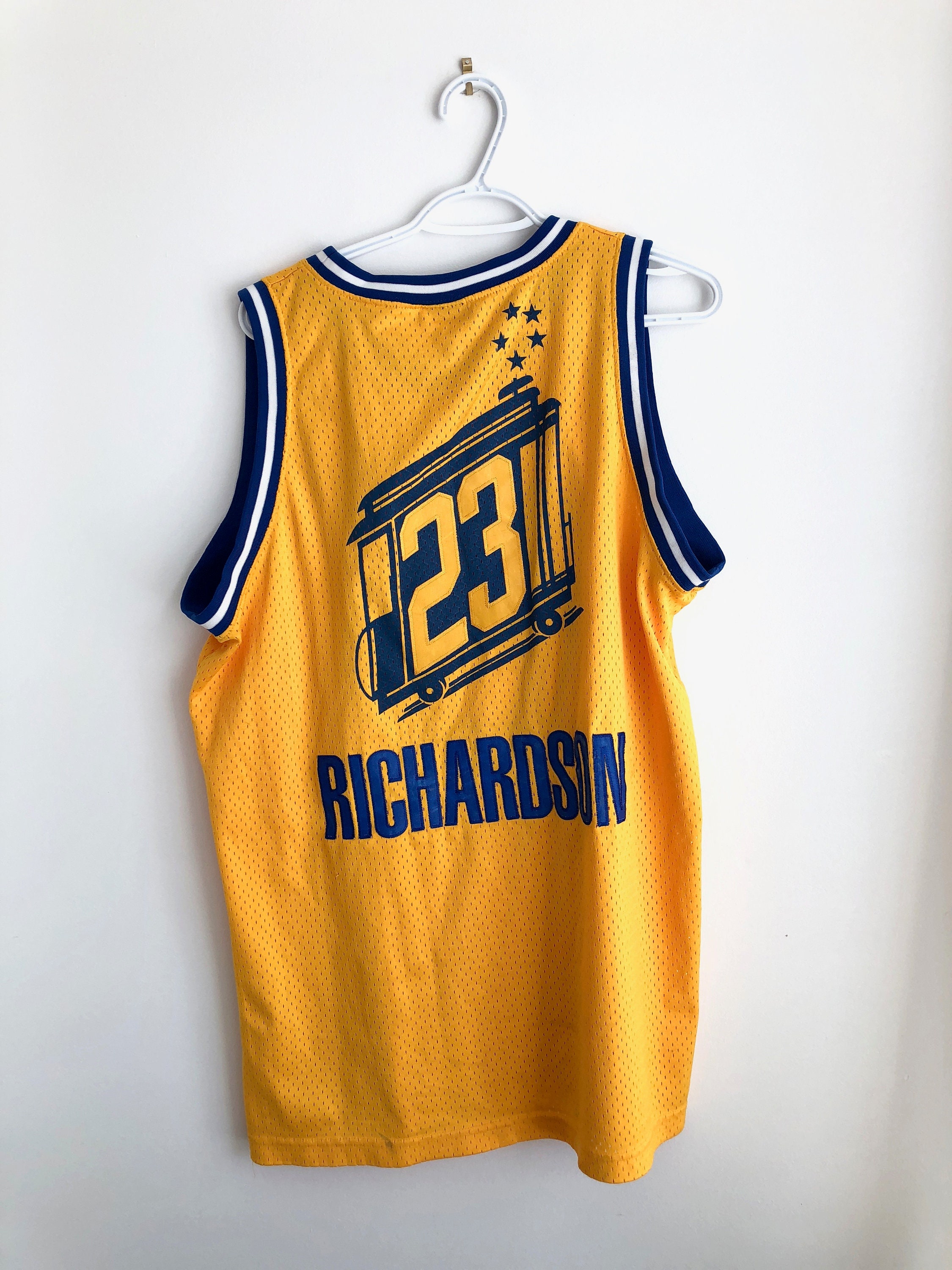 Got hold of the latest Warriors Classic Edition! Great jersey with cool  retro vibes : r/basketballjerseys