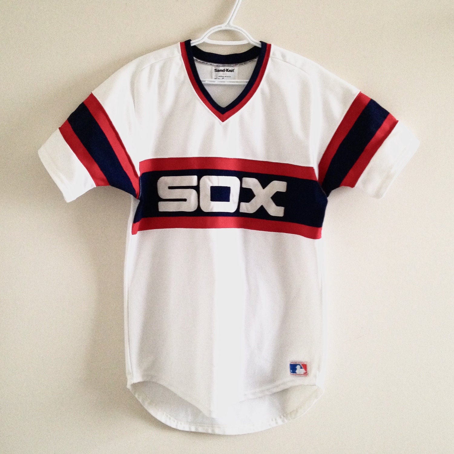 red white sox uniform