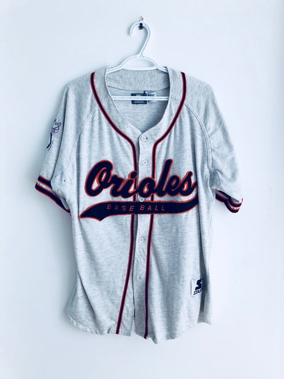Baltimore Orioles Vintage Starter Script Baseball Jersey L 